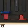 12 Pieces Indexable Turning Tool Set 16x16 mm 115 mm Image 6