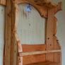 Rustic Wall / Stand fresh flowers with vases Image 8