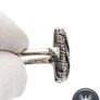Art Deco Marcasite Sterling Silver Panel Ring Image 7