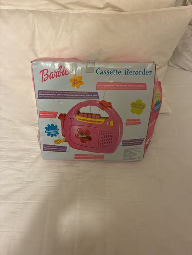 Barbie vintage cassette recorder with microphone