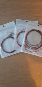 3 sets Acoustic Guitar Strings. Coloured
