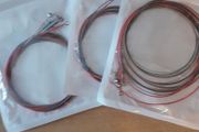 3 sets Acoustic Guitar Strings. Coloured
