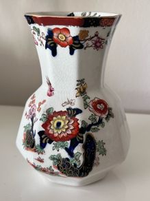 Mason patent ironstone china vase from 1861-91.