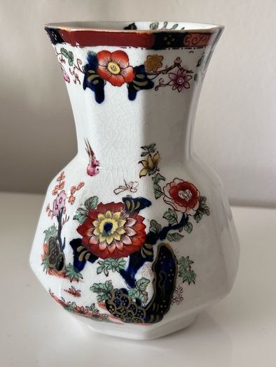 Mason patent ironstone china vase from 1861-91.