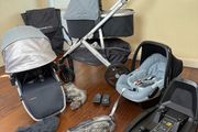 Perfect Uppababy Vista Witcher seat and isofix