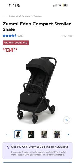 Summit Eden compact stroller