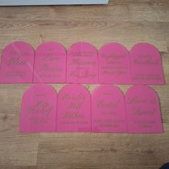 Selection of 9 Wedding Signs