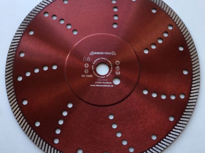 TOP QUALITY 12mm segment diamond blade for con saw 300mm