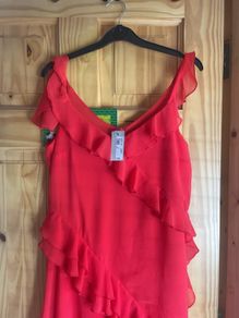 River Island dress red dress size 10
