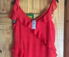 River Island dress red dress size 10