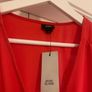 Brand New River Island Bright Red Midi Dress Image 6