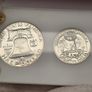 USA United States 1955 Silver Proof 5 Coin Set in Capital Holder Image 9