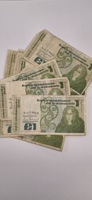 Old Irish Bank Notes 12 Well Used