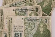 Old Irish Bank Notes 12 Well Used