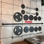 Gym Weightlifting Bundle, Great Value! Metal Weights, Squat Rack, Weight Bench, Bars, Mats + More! Image 3