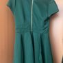 Sea green short dress Image 2