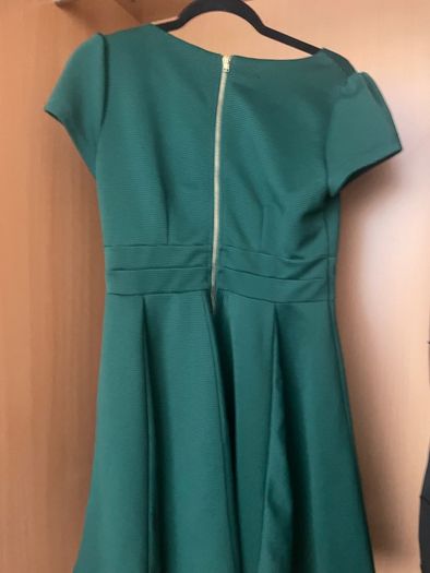 Sea green short dress