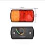 2pcs 10LED Rear Tail Lights Lamps Trailer Truck Caravan Bus Tailights Image 2
