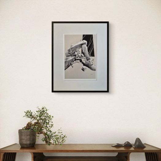 The freedom of silence - Art Print