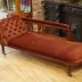 Velvet Chaise Longue Daybed Image 2
