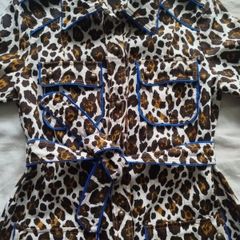 Leopard designer dress M