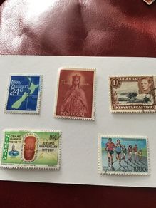 5 World stamps