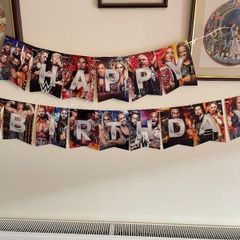WWE Birthday Bunting