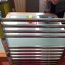 large heated chrome towel radiator Image 4