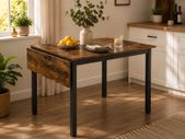 Folding Dining Table with Drop Leaf Sides
