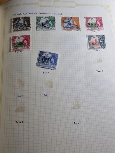Stamp album 153 Botswana, Lesotho