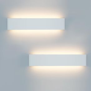 Brand New 2-Pack Modern LED Wall Lamp Indoor Lighting 40cm 16W
