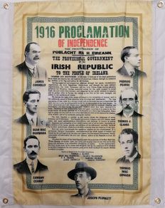 1916 Irish Republican Proclamation flag.