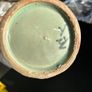 Vintage Korean Ceramic Vase Flying Cranes Image 7