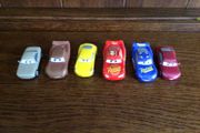 A bundle of 6 Disney cars