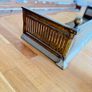 Antique brass fireplace fender Image 3