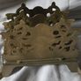 vintage collectable brass letter rack Image 2