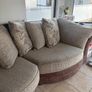 Immaculate curved modular sofa like new Image 5