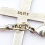925 Silver Cross Necklace Image 4