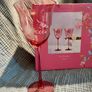 Pink Wine Glasses Pair - Rosa Belle Image 2