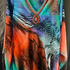 Anne Smith beach / pool throw over size 14/16
