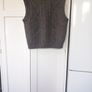 Mohair Tank Top Charcoal  (Size L.) Image 4