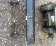 Lawn scarifier for ride on mower
