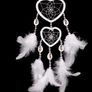 Love Heart Dream Catcher Decor Ornament Image 2