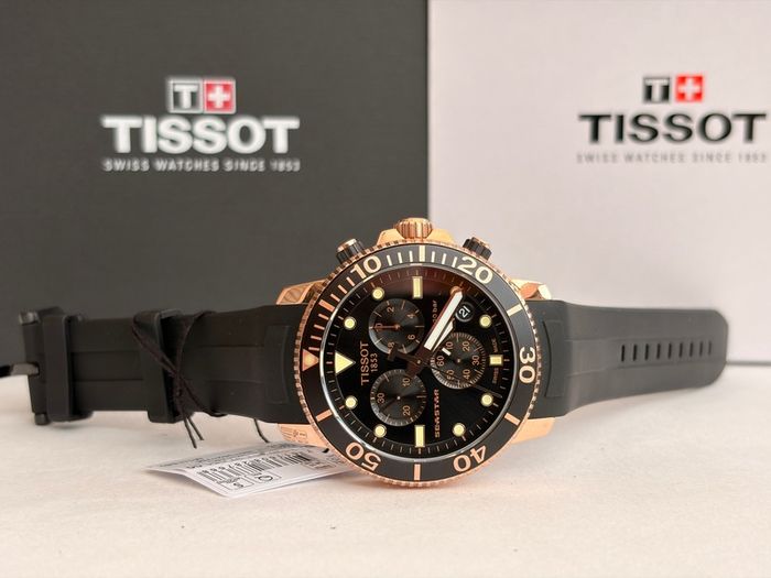 Tissot Seastar 1000 Chronograph Rose Gold Brand New