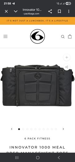 6 pack bag - Meal prep
