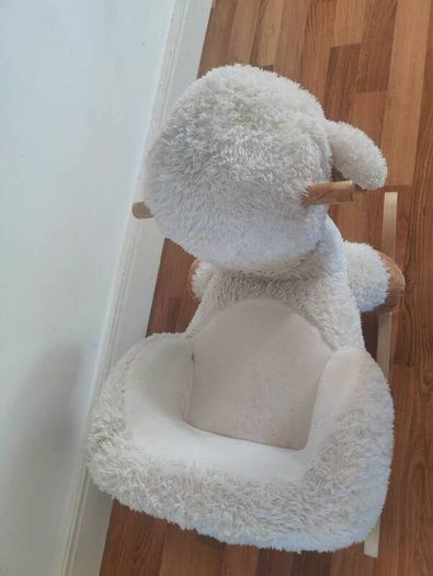 Wooden baby rocking  animal little sheep