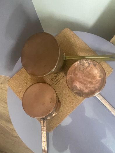 Copper pots