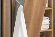 Bathroom  Storage Cabinet  Laundry Basket vintage style