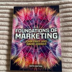 Foundations of Marketing