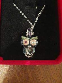 Owl Swarovski Necklace